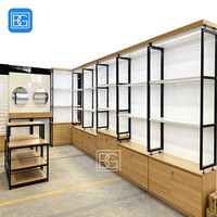 Rack de haute qualité beauté approvisionnement vitrine produit de beauté armoire support Extensions de cheveux affichage mural perruque présentoir