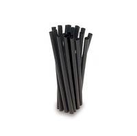 Pailles à boire jetables en PLA biodégradable et compostable, longueur personnalisable, pour les cafés et le camping