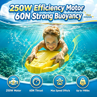 Propulseur Électrique pour Planche de Surf Jet pour Enfants, Planche de Surf Électrique Haute Vitesse pour Enfants, Planche à Roulettes Électrique pour Enfants