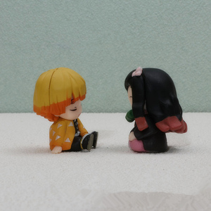 Lot de 4 figurines Demon Kimetsu Sleeping Series Kamado Nezuko, boîte mystère, jouet Gachapon, œufs surprise, prix et jouets - Product Image 3