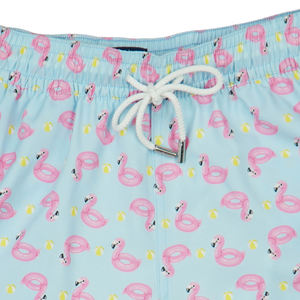 กางเกงว่ายน้ำขาสั้นชายหาดสำหรับผู้ชายกางเกงออกกำลังกายผ้าสแปนเด็กซ์โพลีเอสเตอร์แฟชั่นปรับแต่งได้สำหรับผู้ชาย - Product Image 4