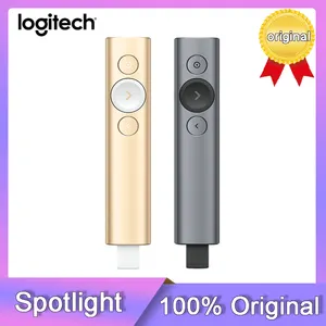 Logitech Schijnwerper Draadloze Spraakpresentator Ppt Afstandsbediening Geavanceerde Digitale Highlight Met Usb Bluetooth Dual Connection