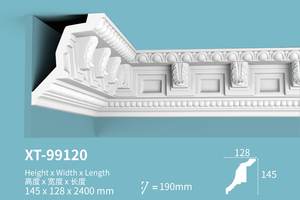 Châu Âu stylebest chất lượng PU Trần đúc Polyurethane PU bọt vương miện đúc <span class=keywords><strong>cornice</strong></span> cho trần nhà Máy trang trí giá - Product Image 5