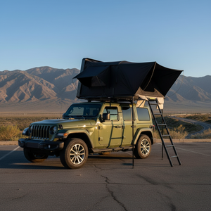 Tente de toit rigide légère à prix d'usine avec <span class=keywords><strong>annexe</strong></span> pour voiture, tente de camping en aluminium pour toit de voiture - Product Image 3