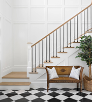 Broches d'escalier en métal personnalisées, design moderne, main courante en acier inoxydable, balustre en fer, mains courantes de sécurité antirouille pour escalier