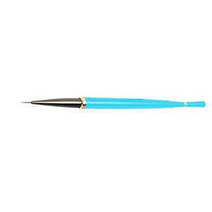 Metal Handle Fan Shape Nail Art Brush <b>Set</b> Soft Floral Gradient Gel Striping Carving Pens <b>Crimped</b> Ferrule - Product Image 6