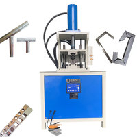Machine de découpe d'angles de tubes carrés en acier inoxydable à haute efficacité, hydraulique, pour coupes à 45 et 90 degrés
