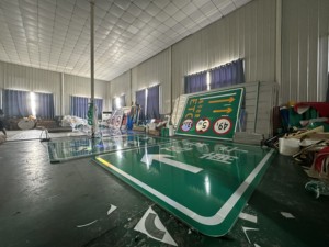 سعر المصنع للبيع بالجملة + 20 سنة شكل علامة تحذير عاكسة على الطريق Rign - Product Image 3