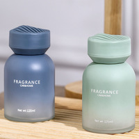 Vente en gros 2025 de désodorisants de voiture en verre Diffuseurs d'évaporation naturelle Design moderne pour voiture et usage domestique Cadeau de parfum de voiture