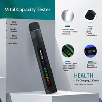 Espirómetro Digital Portátil, Medidor de Capacidad Pulmonar, para Pruebas Físicas Estudiantiles, Ejercitador Respiratorio Inteligente, Entrenamiento Muscular
