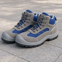 Chaussures de sécurité respirantes AIMVVSEC avec embout en acier anti-écrasement et semelle extérieure en PU antidérapante pour usine, construction et entrepôt