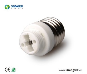 Bán Hot E27-G9 Adapter chuyển đổi gốm <span class=keywords><strong>LED</strong></span> bóng đèn chủ với GU10 cơ sở CE ROHS chứng nhận chất lượng cơ sở đèn chuyển đổi ổ cắm - Product Image 5