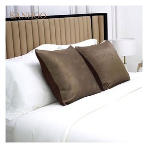 SANHOO Set di Biancheria da Letto di Lusso 4 Pezzi 300TC King Size Bianco 100% Cotone per Hotel - Product Image 4