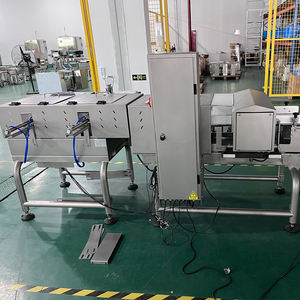 Combo <span class=keywords><strong>Metal</strong></span> dedektörü ve kontrol kantarı gıda endüstrisi için bant konveyör ölçeği - Product Image 5