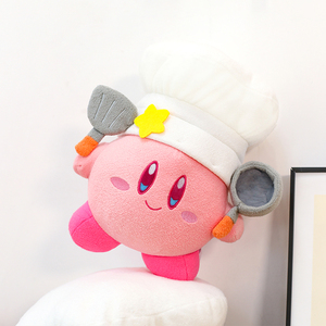 Venta Directa de Fábrica, Adorable Peluche de Chef <span class=keywords><strong>Kirby</strong></span>, Muñeco de Peluche con Expresiones Faciales de Dibujos Animados, Muñecos de Peluche Regordetes <span class=keywords><strong>para</strong></span> Niños - Product Image 4