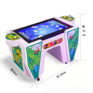 Console de jeu pour enfants avec personnages mignons - Pop Pop Le Circuit Racing Car Water Shooting Ball Équipement de jeu électrique - Product Image 1