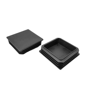 Square Plug 100x100mm Stainless Steel Plastic Inner For Furniture Accessories - Product Image 4