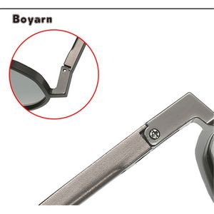 Boyarn automobilistes Vintage femmes nuances hommes tendance miroir polarisé Uv400 conduite chine lunettes de soleil lunettes rondes pour femme - Product Image 4