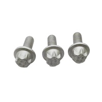 M6 M10 baja karbon kelas Grade4.8 8.8 10.9 12.9 damet dpacromet Hot Dip galvanis HDG 12 titik kepala Torx baut Flange DIN34800