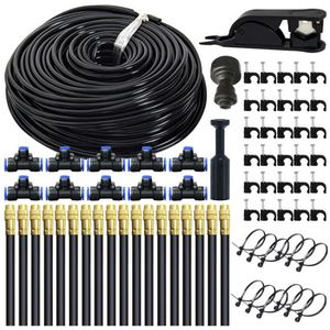 Buse d'atomisation rotative universelle 8 mm, arroseur réglable pour refroidissement et humidification, kit d'irrigation en plastique - Product Image 5