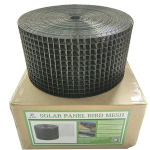 काले पीवीसी लेपित वेल्डेड तार कपड़ा 8 इंच सौर पैनल गार्ड मेष - Product Image 5