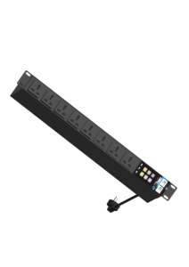 220V 10A Universele <span class=keywords><strong>8</strong></span>-voudige Smart PDU met afstandsbediening, LCD, e-mailmelding, Modbus, industriële automatisering, aanpasbaar - Product Image 3