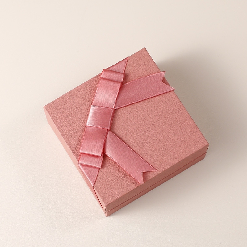 Rose + noeud rose