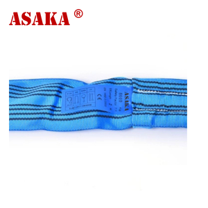Estándar europeo 8Ton 1 metro Materiales de poliéster de alta tenacidad <span class=keywords><strong>Eslinga</strong></span> de elevación redonda <span class=keywords><strong>azul</strong></span> para Filipinas - Product Image 6