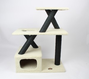 Pet Product Manufacturers Multi-functional Sisal Cat Climbing Toy Detachable Durable Cat Scratcher Tree