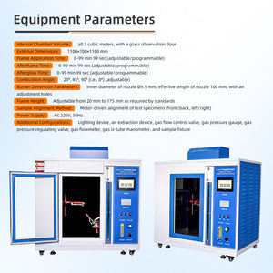 Testeur de combustion horizontal et vertical UL94 - Équipement de <span class=keywords><strong>test</strong></span> d'ignifugabilité de haute précision pour la certification de classement UL94 des plastiques - Product Image 5