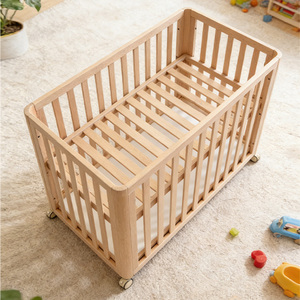 <span class=keywords><strong>Cuna</strong></span> Multifuncional <span class=keywords><strong>de</strong></span> Madera para Bebés Recién Nacidos, con Tablero <span class=keywords><strong>de</strong></span> <span class=keywords><strong>Dibujo</strong></span> Ajustable, Almacenamiento Móvil y Función <span class=keywords><strong>de</strong></span> Cama - Product Image 6