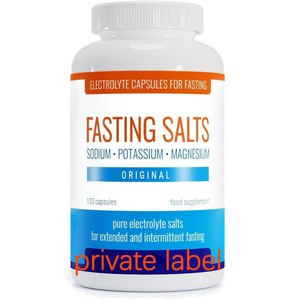 Sales Electrolitos Cápsulas de electrolitos puros para electrolitos de magnesio y potasio de sodio en ayunas intermitentes y extendidas - Product Image 1