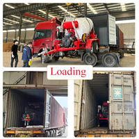 Trailer Mixer Semen 2 As Roda, Truk Pengaduk Beton Hidrolik, Drum Mixer Semen Beton Portabel untuk Dijual