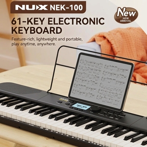 <span class=keywords><strong>Clavier</strong></span> électronique portable NUX à 61 touches et piano avec batterie rechargeable, construction métallique NEK100 - Product Image 3