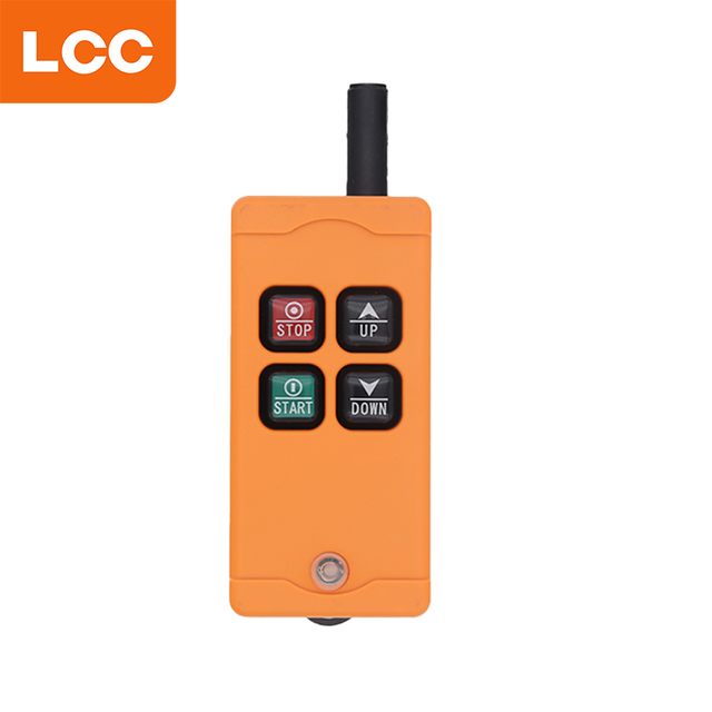 HB-2S 2 Buttons Single Speed AC/DC 12~24 Volt Wireless Remote Control for Crane