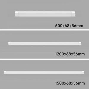 ไฟ LED แบบกันน้ำ IP65 ขนาด 4 ฟุต 5 ฟุต เชื่อมต่อกันได้ กำลังไฟ 20W 60W สำหรับโรงงาน โกดัง โรงรถ รับประกัน 5 ปี - Product Image 2