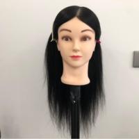Tête de mannequin durable pour la pratique de la coiffure, niveau débutant, pour étudiants en coiffure