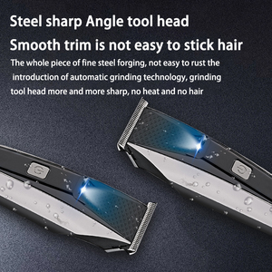 Tagliacapelli Professionale per Uomo - Clipper Cordless e con <span class=keywords><strong>Filo</strong></span> per Taglio e Cura dei Capelli, <span class=keywords><strong>Regolabarba</strong></span> Ricaricabile - Product Image 3