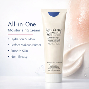 Crème hydratante miracle en gros Lait-Crème Concentré Français 75ml, écran solaire à l'Aloe Vera, base de maquillage multifonction pour la peau - Product Image 3