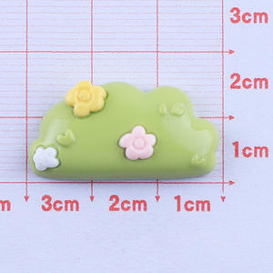 Buena Calidad Stock a granel Happy Garden Farm Theme Flat Back Resina Accesorios Diy - Product Image 4