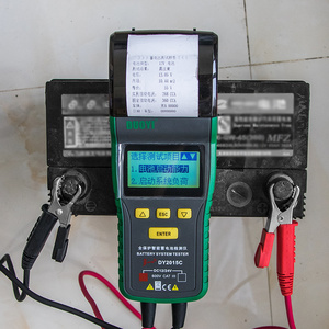 เครื่องทดสอบแบตเตอรี่รถยนต์ DY2015B 12V รุ่นขายดี พร้อมเครื่องพิมพ์ วัดกระแสไฟสำหรับการใช้งานในเซลล์ - Product Image 1