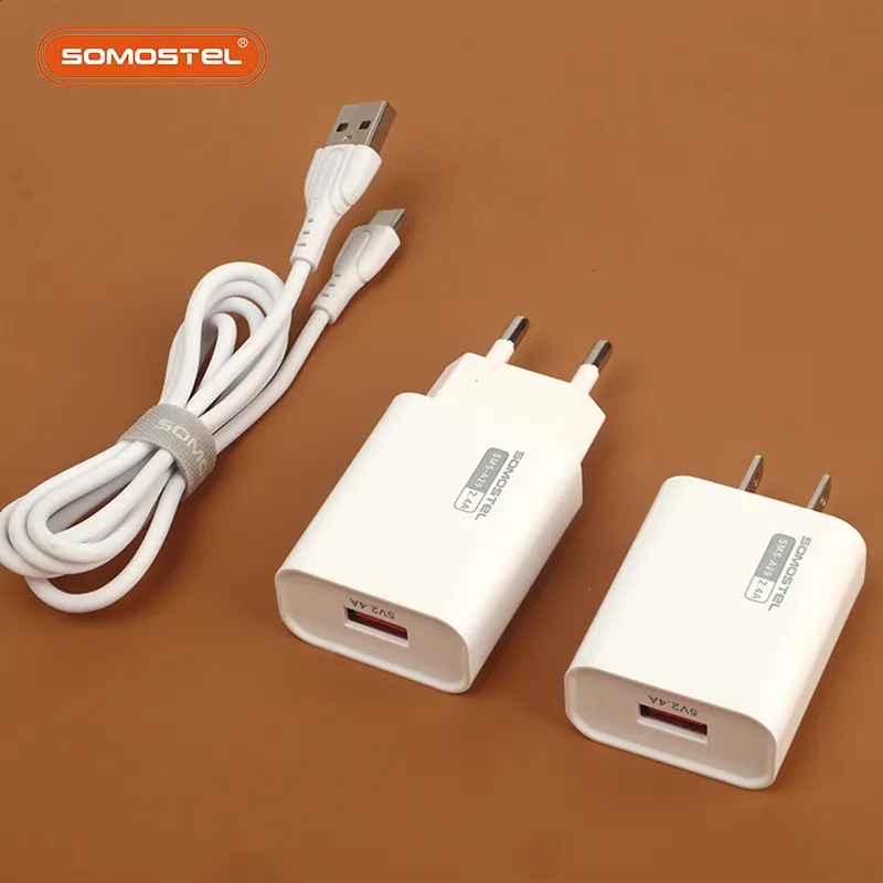 SOMOSTEL A29 싱글 USB 카가도어 파라 셀룰러 아이폰 2.4A OEM 충전기 카가도르 라피도