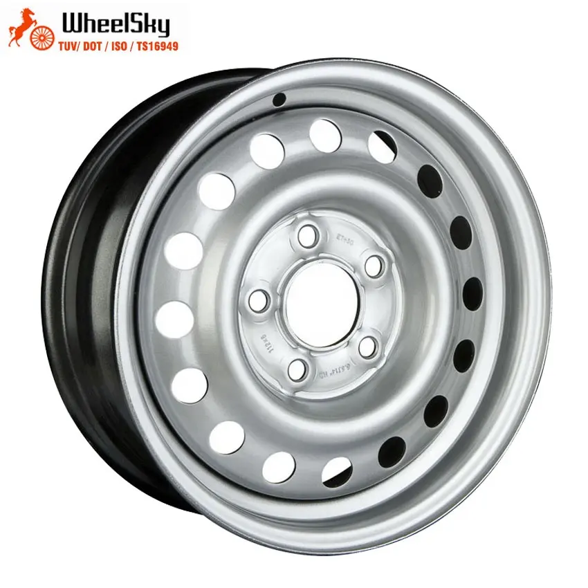 Wheelsky ET1455501-R12-S 14 дюймов 14X5.5 5X112 900 кг серебро полотно стальной автомобильный прицеп колесные диски
