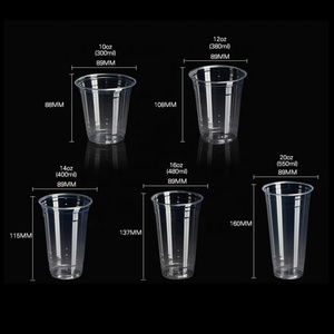 Vasos <span class=keywords><strong>de</strong></span> Plástico Transparentes para Batidos y Smoothies con Tapas, Personalizados con Logotipo, <span class=keywords><strong>de</strong></span> PET - Product Image 5
