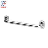 Barre d'appui verticale en acier inoxydable brossé 304/201/316, 30/40/50/60 cm, antidérapante, écologique, fixation murale, équipement de sécurité pour salle de bain
