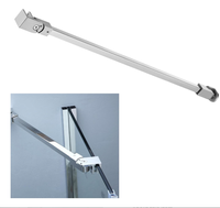 40cm 100cm Barre de support de porte de douche réglable en acier inoxydable 304