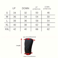 ROEGADYN Nouveaux genouillères de compression, design 7 mm en néoprène rigide, genouillères pour la musculation, soutien pour le crossfit, la musculation en salle de sport