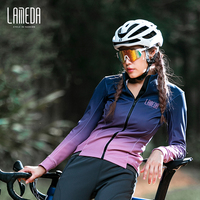 Lameda Sublimation Populaire Conception Thermique Cyclisme Femme Manches Longues Maillot Cycle