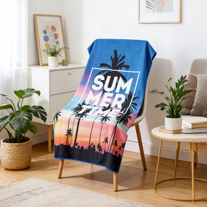 Toalla de Playa Moderna de Diseño Personalizado, con Logotipo Personalizado, de Lujo, Ecológica, de Tela de Rizo, para Exteriores - Product Image 2