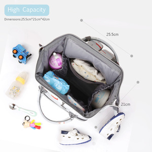 <span class=keywords><strong>Bolsa</strong></span> de Pañales Multifuncional Ligera e Impermeable, Mochila de Gran Capacidad para Mamá y Bebé, Uso en Exteriores - Product Image 5
